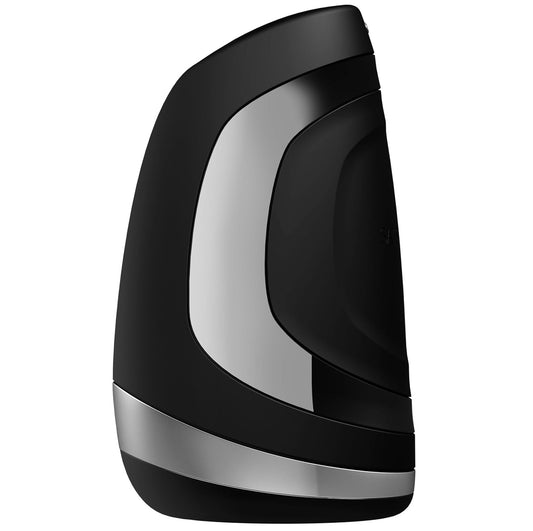 Vibromasseur pénis vue de profil montrant sa forme gainante