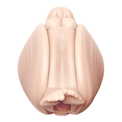 Vue de face du pocket pussy hentai coquillage avec fille anime visible
