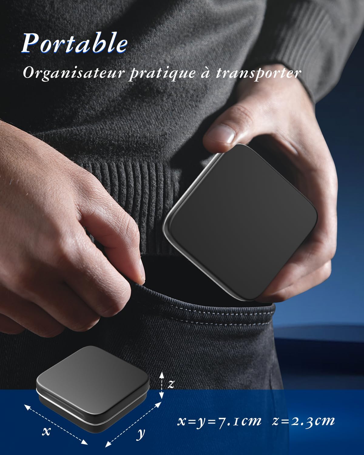 boite portable rangement cockring