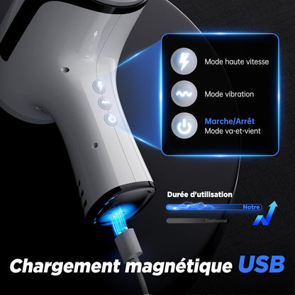 Sextoy homme connecté avec mode Impact pour vibrations profondes et stimulation intense