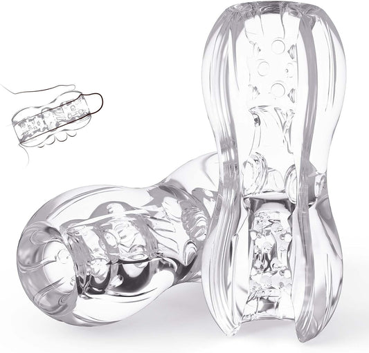 Manchon masculin texturé en gros plan mettant en valeur l’intérieur réaliste