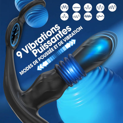 Massenger della prostata di cockring-Vibrante-MP4