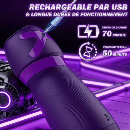 Moteur sans balais du masturbateur silencieux garantissant un usage ultra discret
