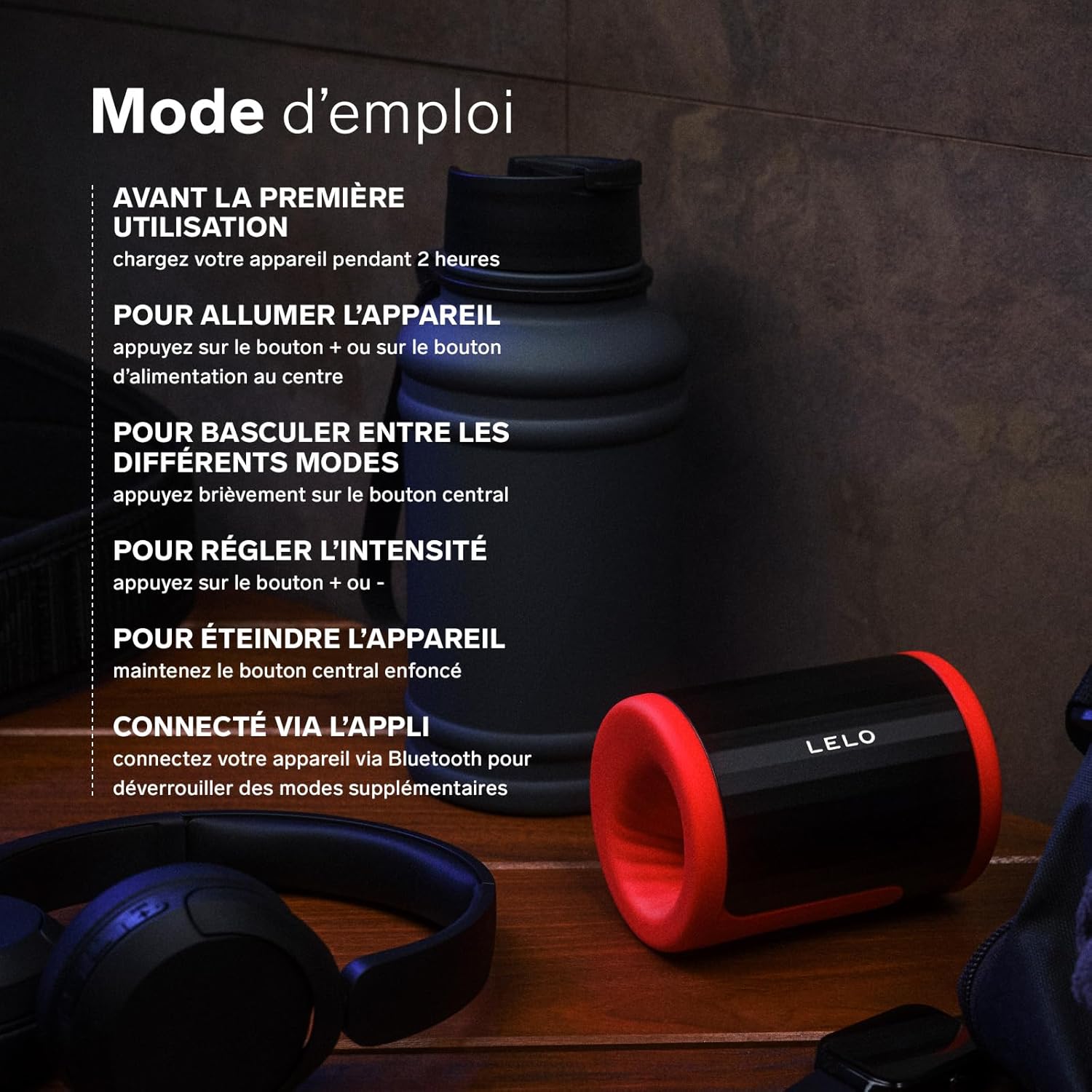 Masturbateur connecté étanche F2S rincé sous l'eau pour un nettoyage simple