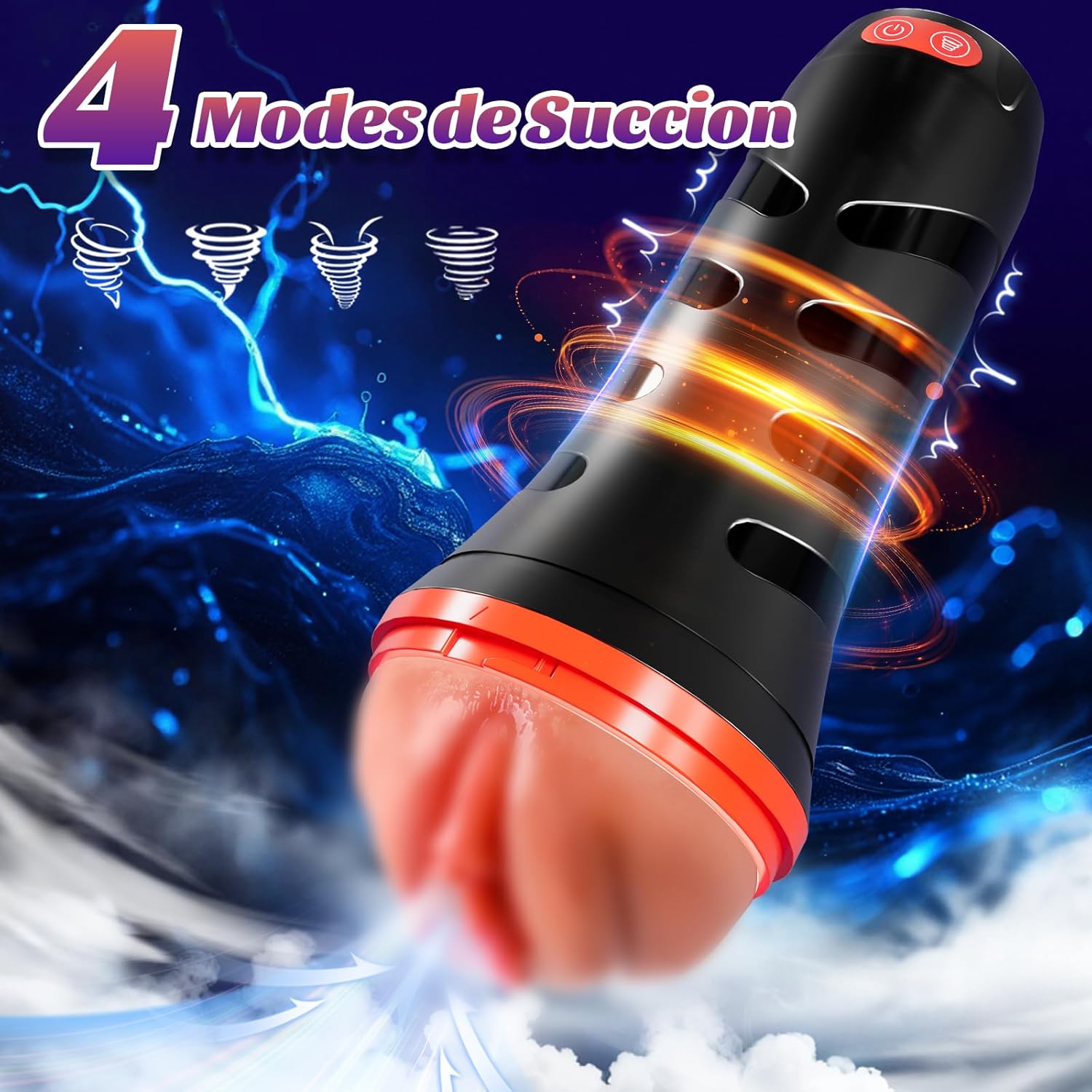 Masturbateur automatique pour homme avec 4 modes de succion