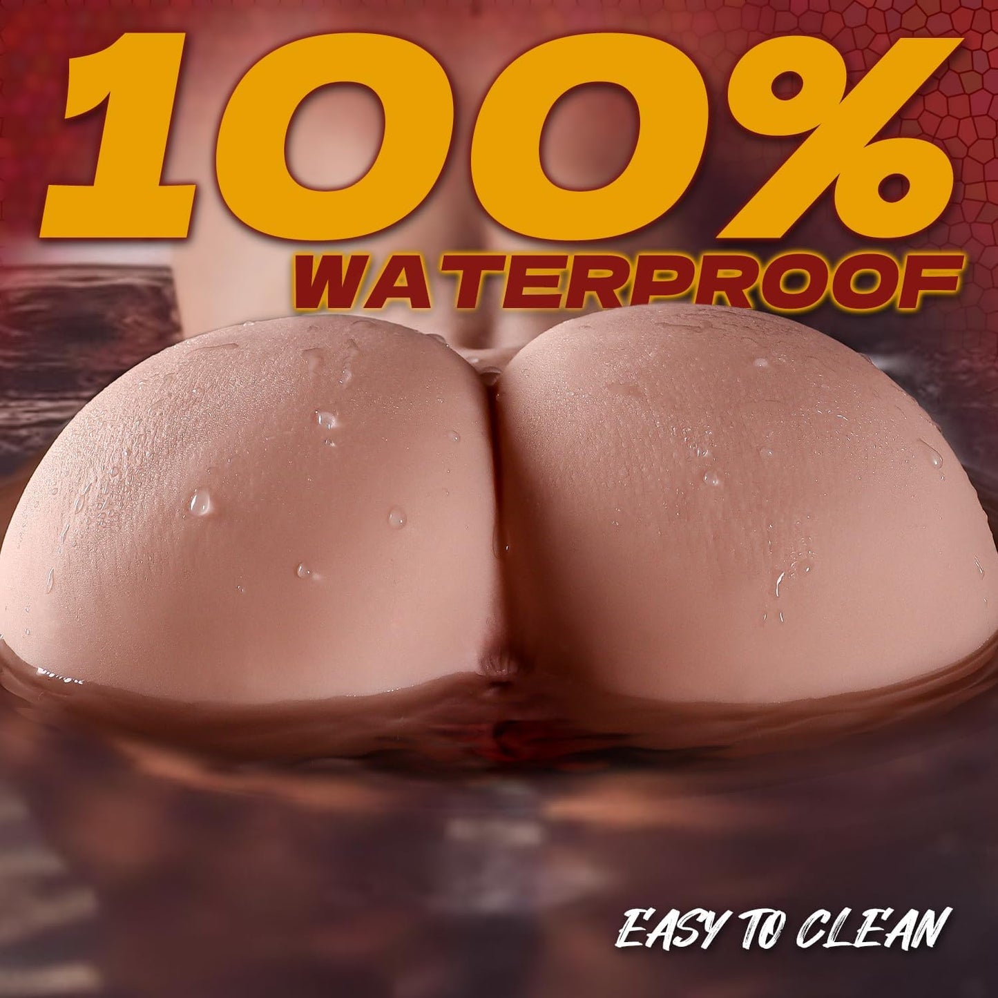 Masturbateur fessier double orifice vaginal et anal pour homme
