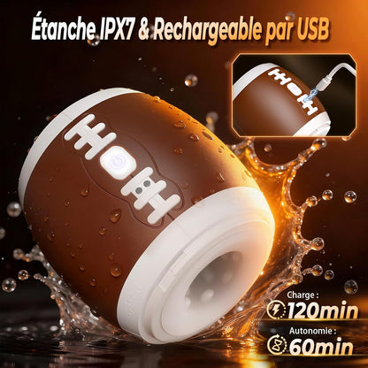 Sextoy homme étanche IPX7 facile à nettoyer et adapté à une utilisation sous la douche
