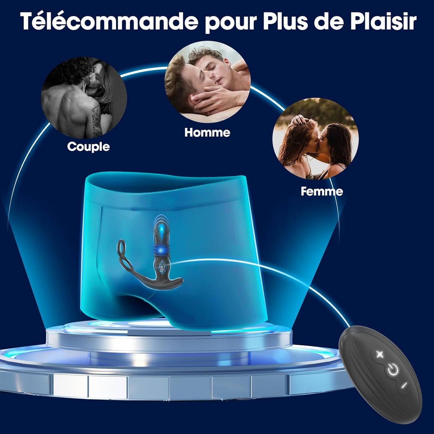 Massenger della prostata di cockring-Vibrante-MP4