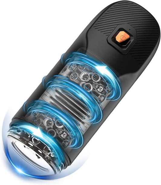 Masturbateur automatique pour homme à 9 modes vue de face avec design ergonomique