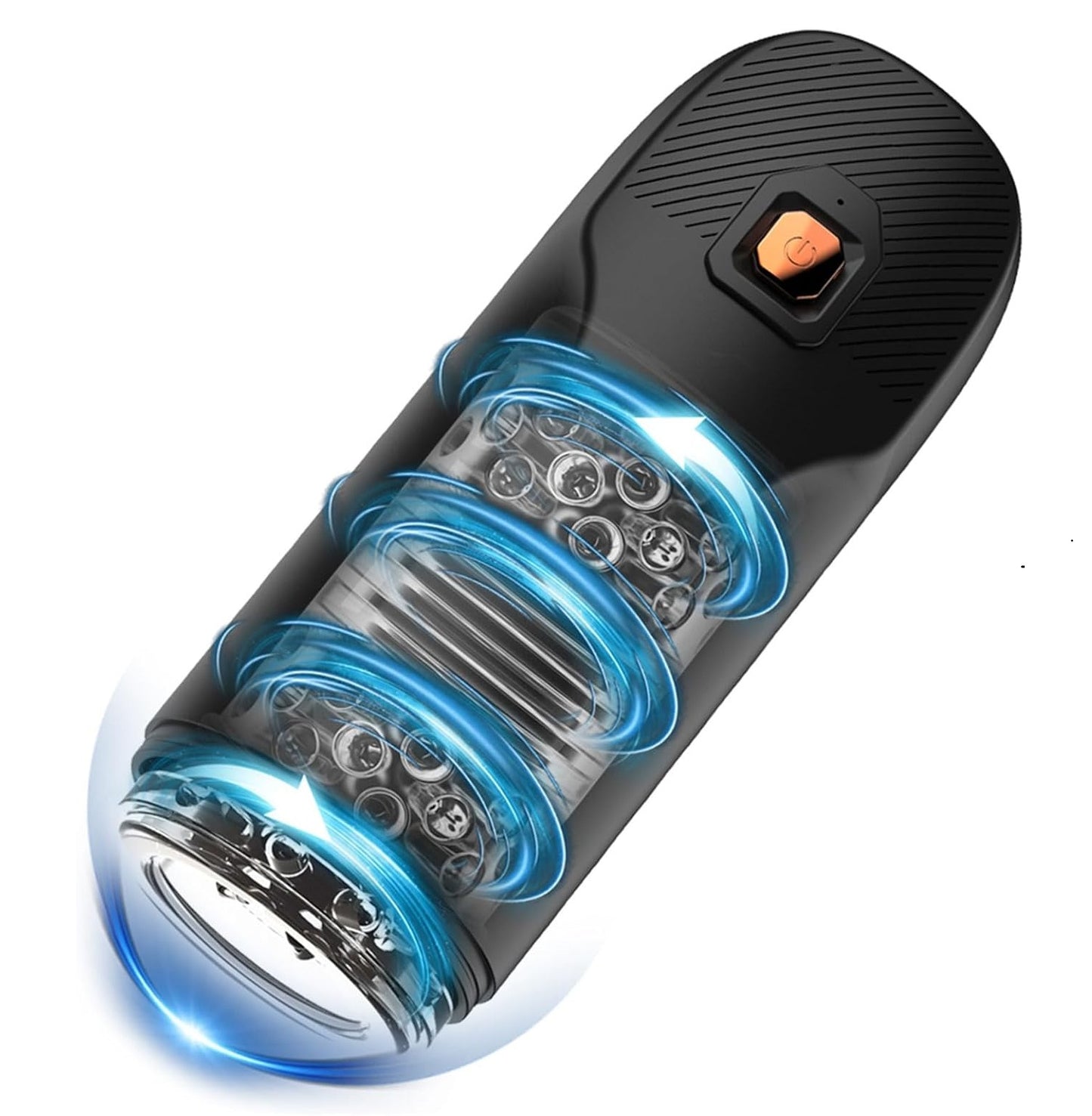 Masturbateur automatique pour homme à 9 modes vue de face avec design ergonomique