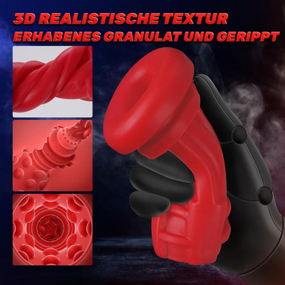 Gaine 3D amovible en TPE souple à plis en spirale d'un masturbateur automatique