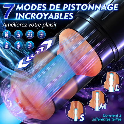 Masturbateur Automatique "Gaming" Mains Libres et ses 7 fonctions Va et Vient