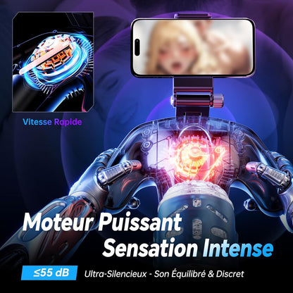 Masturbateur automatique silencieux sous 55 dB pour une utilisation discrète
