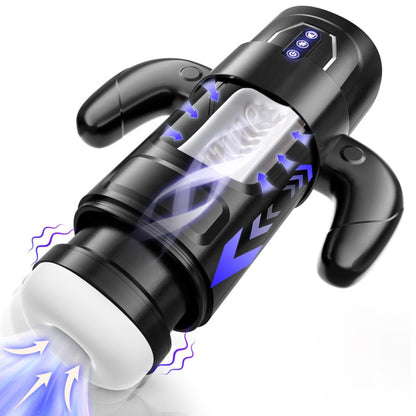 Masturbateur automatique premium vue de trois quarts inspirée d'une manette
