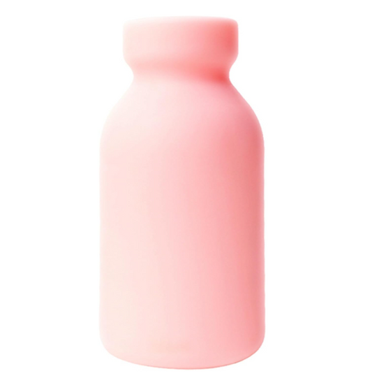 Vue avant du masturbateur masculin en forme de bouteille de lait portable