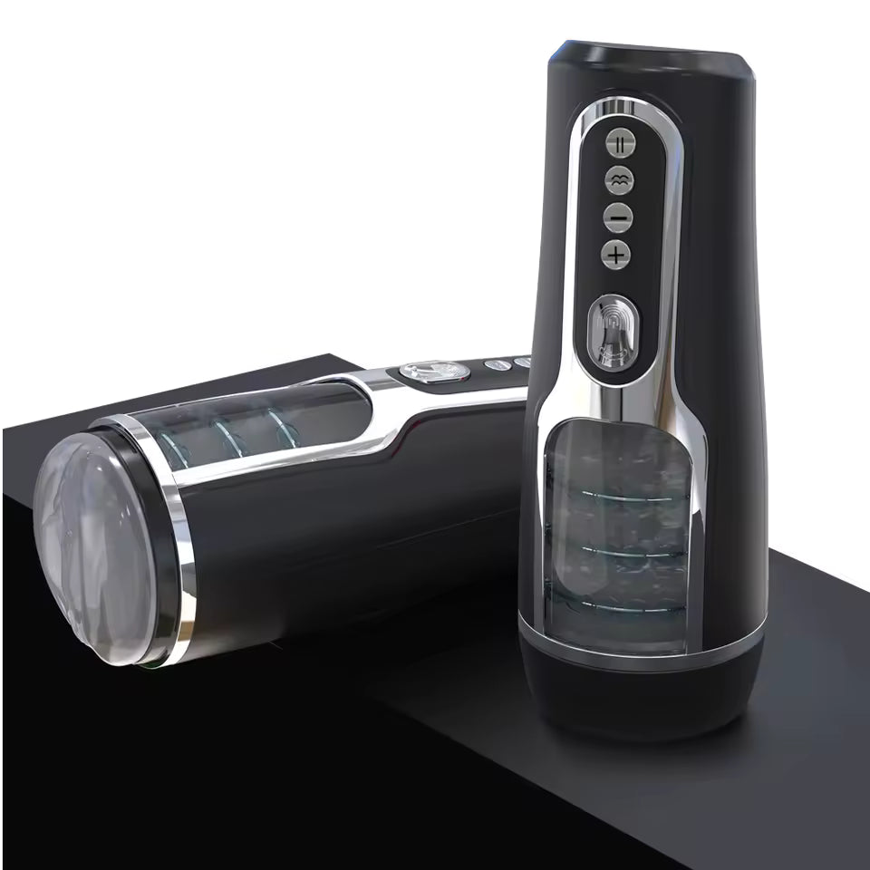 Sextoy pour Homme Masturbateur Automatique avec 3 rangées de billes rotatives