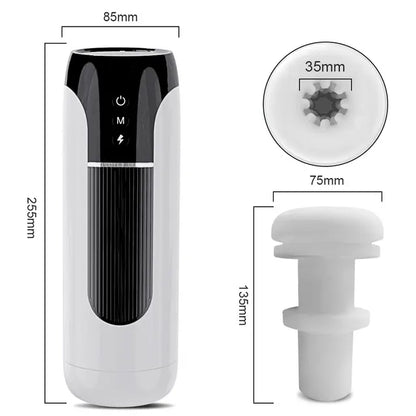 Empuje automático masturbador masculino taza mamada vagina coño potente inoxidable sexo Juguetes adultos productos para las mujeres mastubator