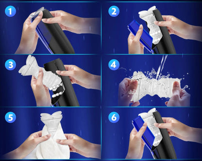 10 Modes Machine à Sucer en Silicone Vaginette Réaliste Homme Adultes