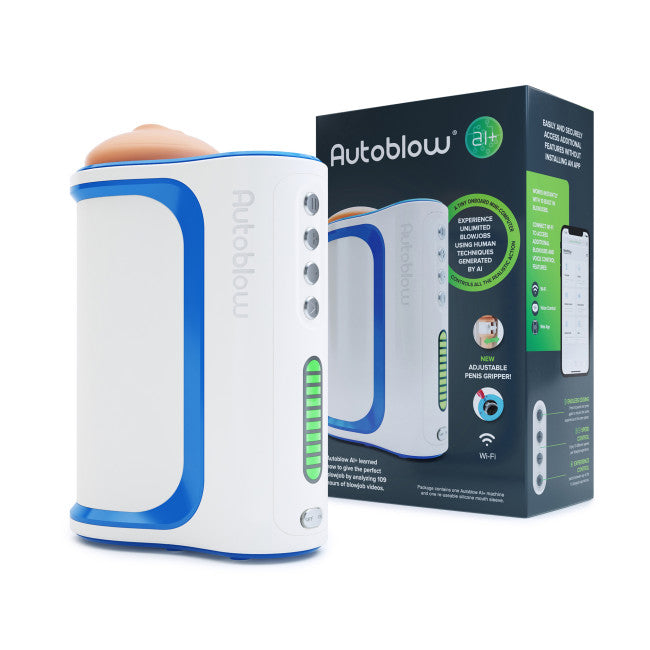 Masturbateur oral automatique haut de gamme vue de profil
