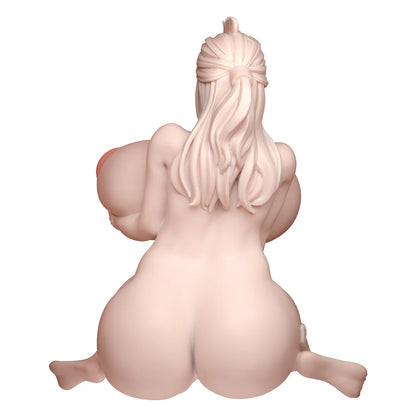 Vue arrière de la poupée sexuelle anime Vanessa avec son gros fessier rebondi et silhouette ultra réaliste