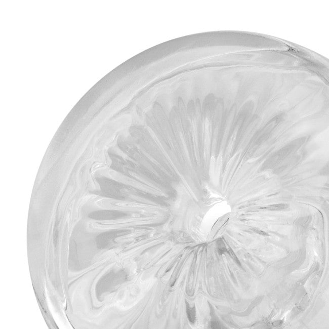 Masturbateur transparent gros plan anus