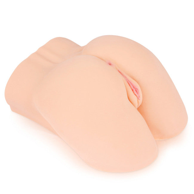 Vue arrière du masturbateur fessier vibrant homme avec formes réalistes et finition naturelle