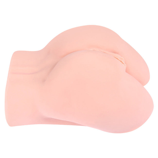 Vue latérale du masturbateur fessier pour homme avec forme réaliste et compacte