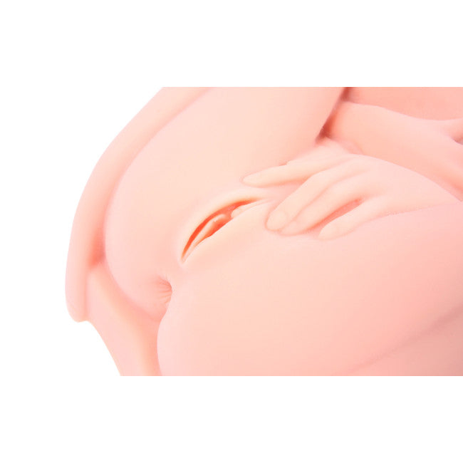 Ouverture vaginale réaliste du masturbateur torse Hera 3 en TPR souple