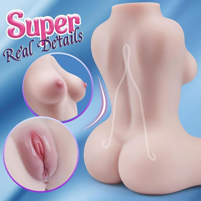 Masturbateur vibrant homme gros plan sur l’entrée vaginale texturée pour stimulation réaliste