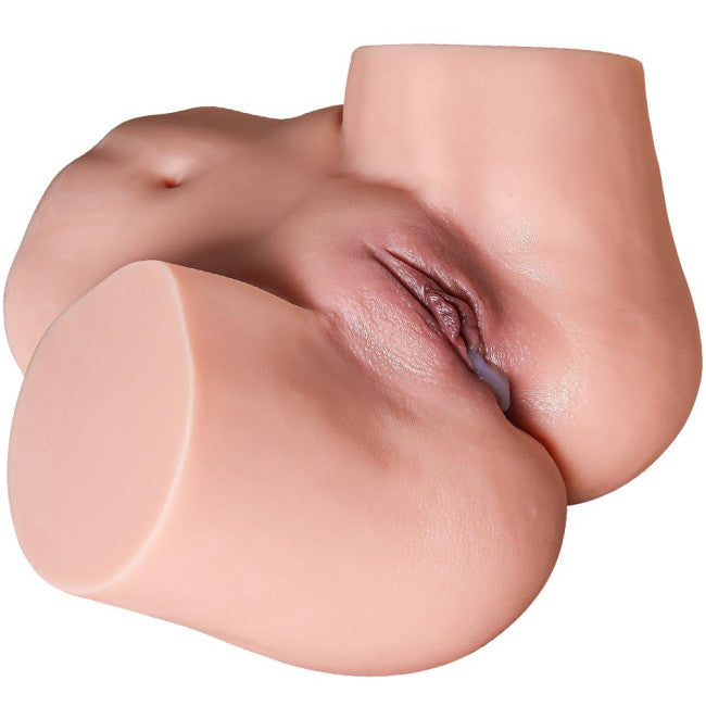 Vue de profil des hanches du masturbateur fessier en TPE