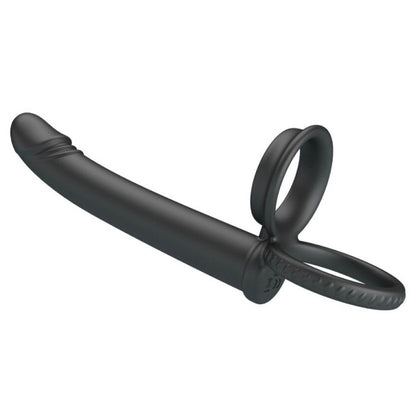 anneau pénien double pénétration silicone pour couple