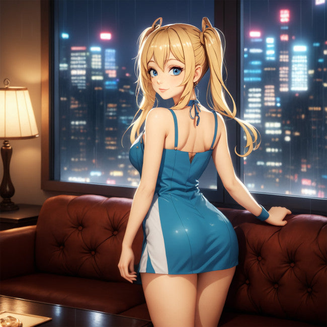 Lexi Amakura Dojikko vu de dos appartement