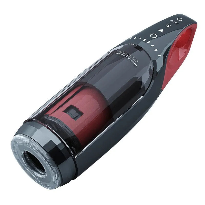 Masturbador masculino automático que gira el movimiento calentado