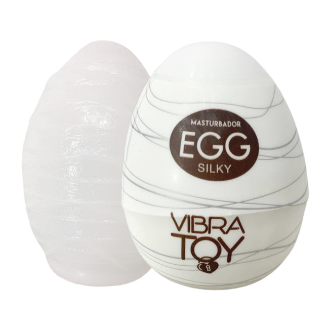 Manchon de masturbation œuf souple et extensible pour plaisir masculin