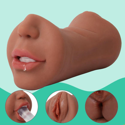 Vaginette Bouche - 3 en 1