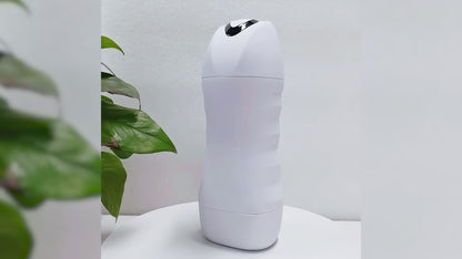 Vidéo vaginette automatique blanc avec aspiration