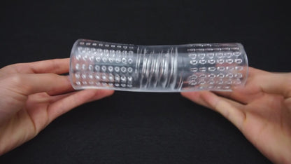 vidéo Gaine de Masturbation XL - Transparente test