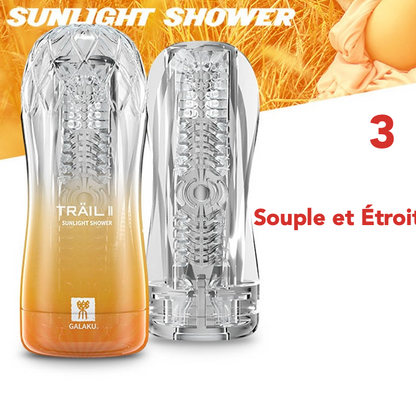 Vagina Artificial - Lubricante Libre - 6 Niveles de Intensidad - V6