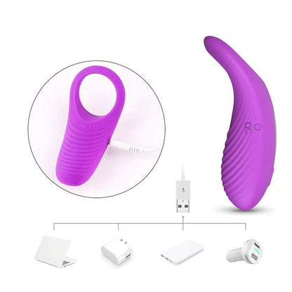 Anello del pene vibrante per coppia-C10