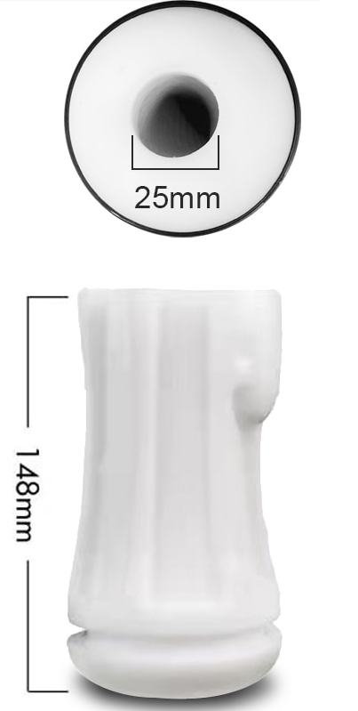 Taille en cm et mm de l'intérieur du masturbateur