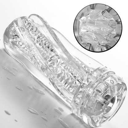 Vagina Artificial - Lubricante Libre - 6 Niveles de Intensidad - V6