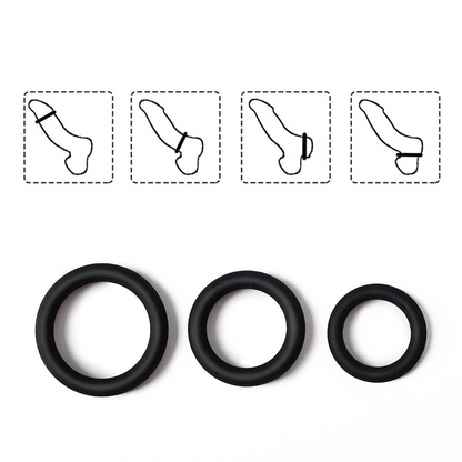 Comment porter Cockring - Anneau Pénis en Silicone noir