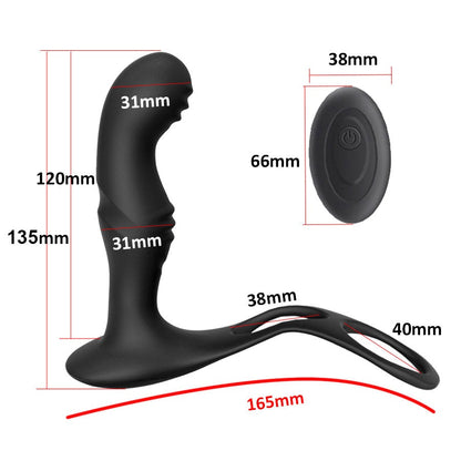 taille en cm mm Stimulateur de Prostate - Vibrant
