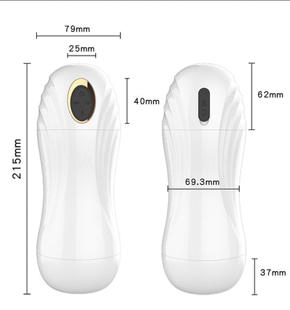 Masturbateur Homme Automatique Succion taille en cm mm