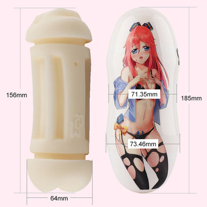 taille en cm et mm Masturbateur Homme - Anime - Deux Orifices