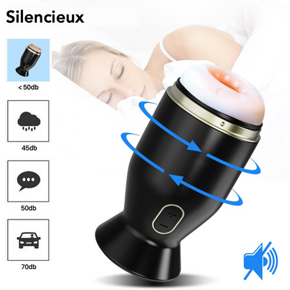 Silencieux dB Masturbateur Homme Automatique Rotation