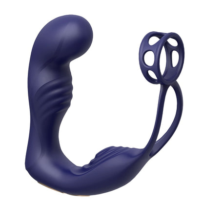 Masseur Prostate avec Cockring - Vibrant violet