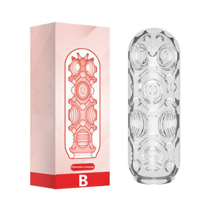 Petit Masturbateur Homme Transparent rouge