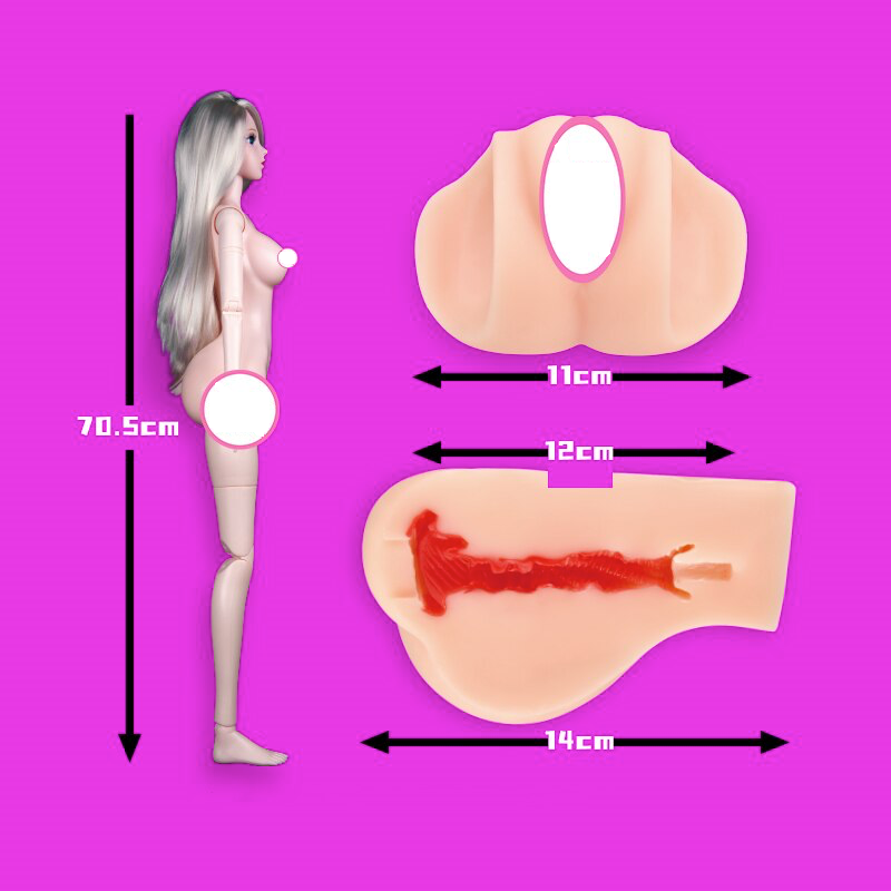 Sex Doll Réaliste taille en cm et texture interne