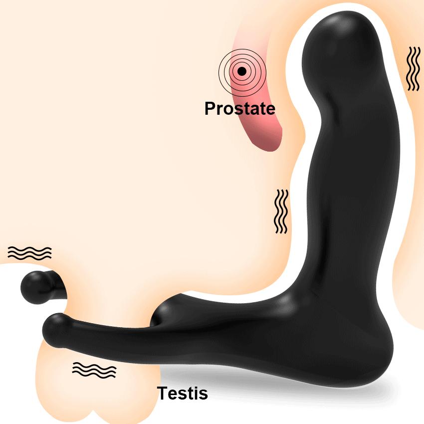 Stimulateur de Prostate Vibrant et Chauffant - Mouvement de doigt - SP2